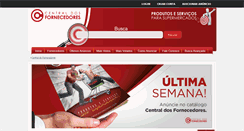 Desktop Screenshot of centraldosfornecedores.com.br