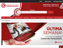 Tablet Screenshot of centraldosfornecedores.com.br